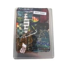 ACEO ORIGINAL  Signed Art Card Mixed Media Collage - Take Risks 2025 Hard Sleeve